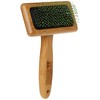 Alcott Bamboo Groom Soft Slicker Brush Medium