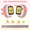 PTHTECHUS Children's Smartwatch - 1.68 Inch Watch Phone for Girls