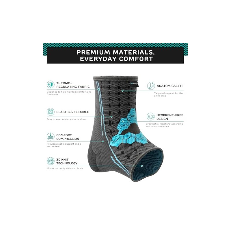 bonmedico Ankle Support – Comfortable Sports Ankle Brace for Stability