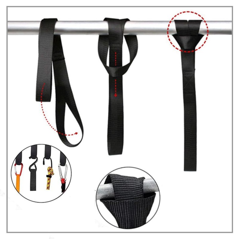 Wanfoou Pack of 10 Soft Loops, Lashing Straps, Automatic Tie
