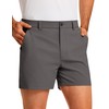 PULI Men’s Casual Shorts 5 Inch Inseam Golf Dress Shorts
