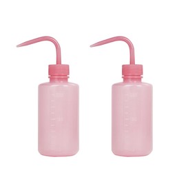 UPSTORE 2 Pack 250ml 8.5oz Wash Bottles Narrow Mouth Plastic Squeeze Bottles Plant Watering Water Squirt Bottle for Tattoo Cleaning Lab