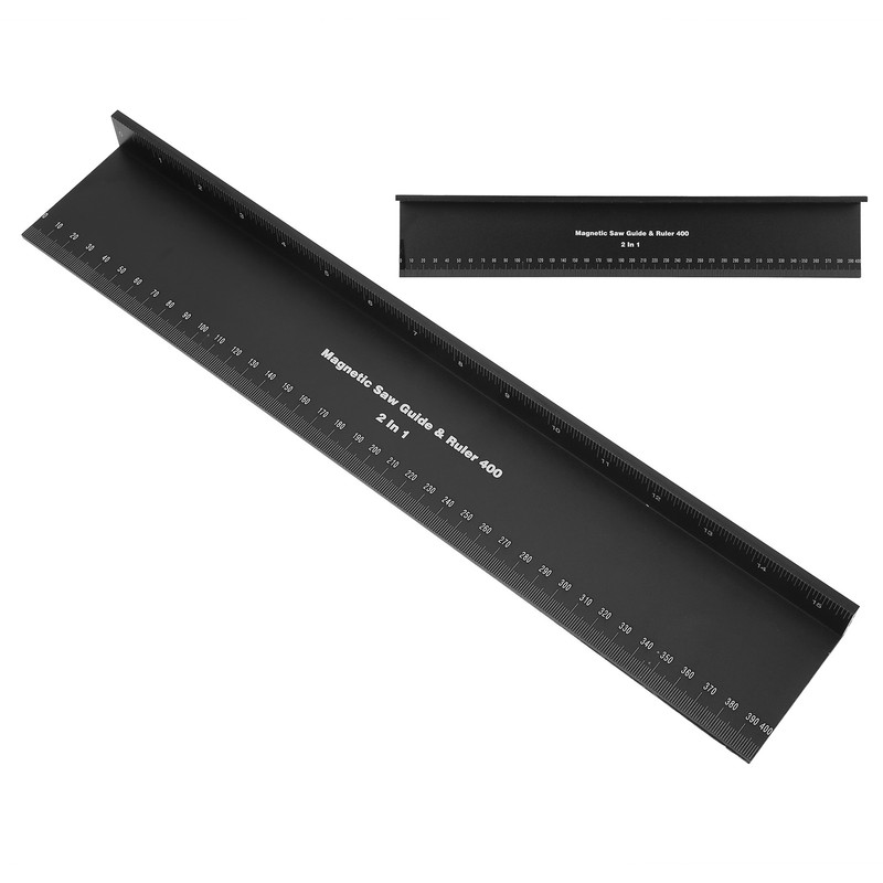 Multifunctional Protective Ruler Woodworking Scribing Aluminum Alloy Ruler HT202054