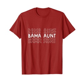 Mens Alabama Bama Aunt Family Member Gift Auntie T-Shirt