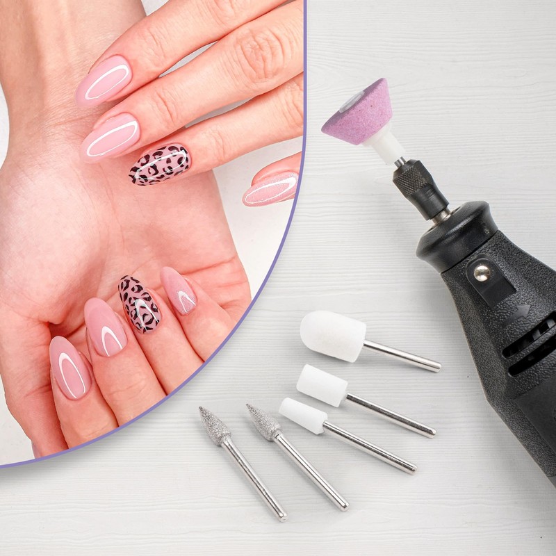 ANCIRS 15 Pcs Nail File Replacement Head Refills Set, Nail