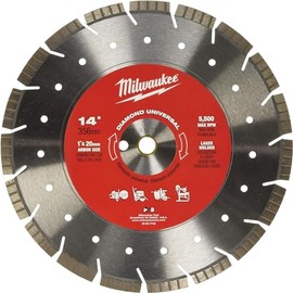 Milwaukee 49-93-7140 14" Diamond Universal Segmented-Turbo