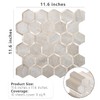 STICKGOO Hexagon Peel and Stick Backsplash Tile, Stick on Backsplash