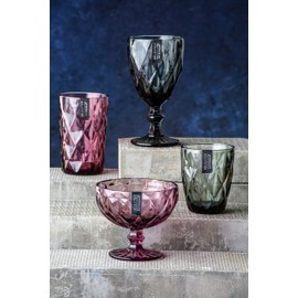 Ravenhead Gemstone Amethyst Hiball Glass, 34CL, Grey