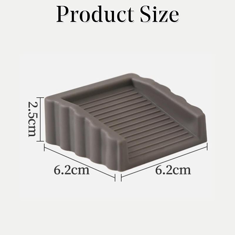 Rubber Door Stoppers Wedge,Bidirectional Door Stops,Small Size Cube Doorstop for