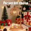 XININSUN Candle Warmer Lamp with Timer, Dimmable, Height Adjustable, Amber,