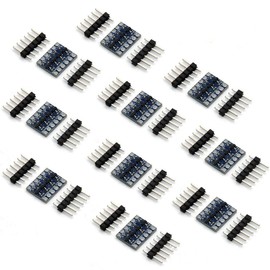 Hailege 10pcs IIC I2C Logic Level Converter Bi-Directional Module 5V 3.3V Level Converter Adapter