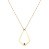 RAMUS KATEN Dainty 14 Gold Plated Ring Holder Necklace Ring