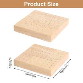 Dart Holder Wooden Darts Holder, Pack of 2 Different Placement of Holes Dart Storage, Dart Stand for Any Type of Dartboard, Suitable for Steel Darts and Soft Darts