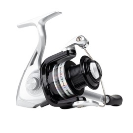 Shakespeare Mach 1 Spinning Reel – Lightweight Graphite Body and Rotor, 2+1 Ball Bearings, Smooth Drag System, and Extra Rigid Bail for Freshwater and Saltwater Fishing - 5000
