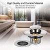 LEKEYE Tub Stopper | Shower Drain Hair Catcher | Pop-up