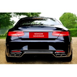 Gavin Newsom Bumper Sticker - Vote for Gavin Newsom for California Governor Sticker Decal Car Sticker - Made in USA Red