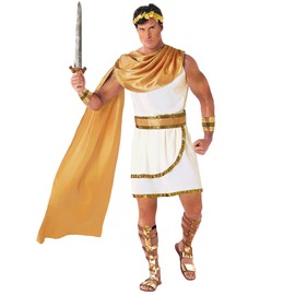 Morph - Greek God Costume Men - Toga Costume Men - Roman Costume Men - Zeus Costume Men - Men's Greek Costume 3XL