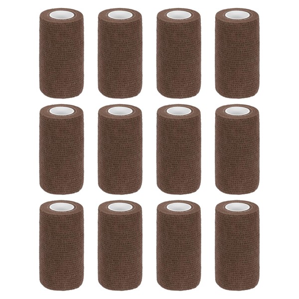 MECCANIXITY 12 Pack Elastic Cohesive Bandage Wrap 4 Inch x
