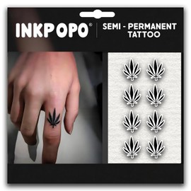INKPOPO 3 Sheets Semi-Permanent Tattoos for Adults | 7-15 Days Longwear | Waterproof & Realistic Finish | Adult Art Temporary Tattoos | Flower Series 158