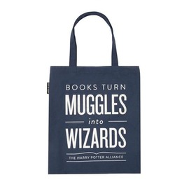 Books Turn Muggles Into Wizards Tote Bag