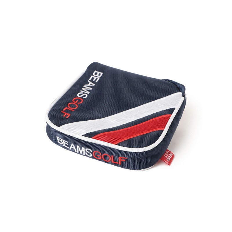 BEAMS GOLF/Double Line Putter Cover (Mallet) Navy -