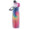 O2COOL Mist 'N Sip Misting Water Bottle 2-in-1 Mist And