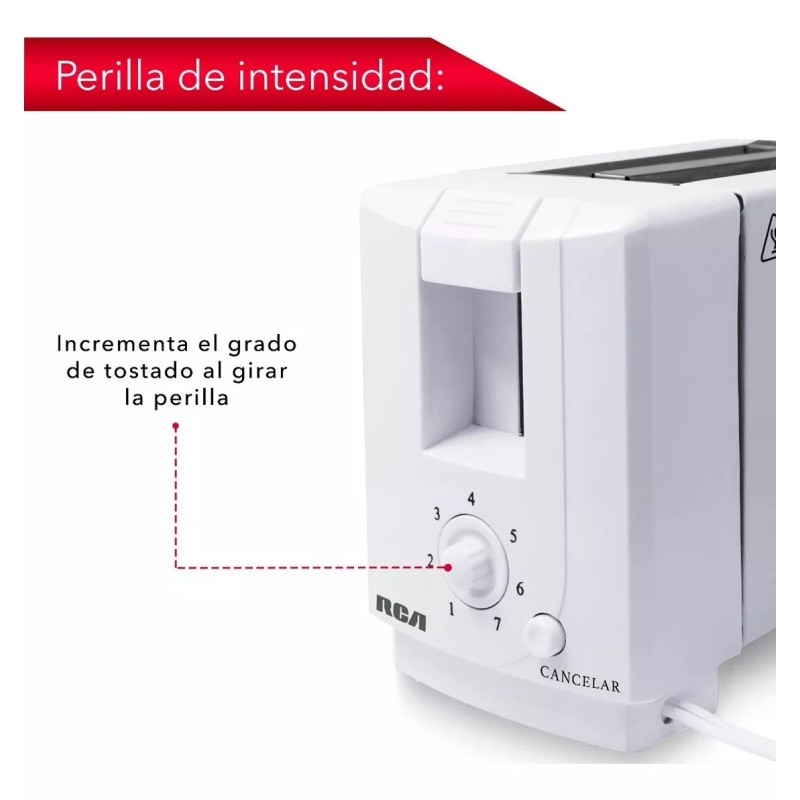 Rca Tostador De Pan Rc-t1 Color Blanco