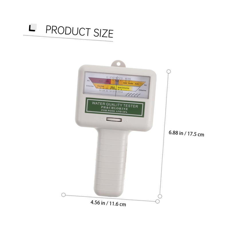 Sosoport Digital Pool Water Quality Tester Ph Chlorine Dioxide for