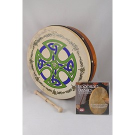 New Irish 12" Brosna Cross Bodhran (W10-2504)