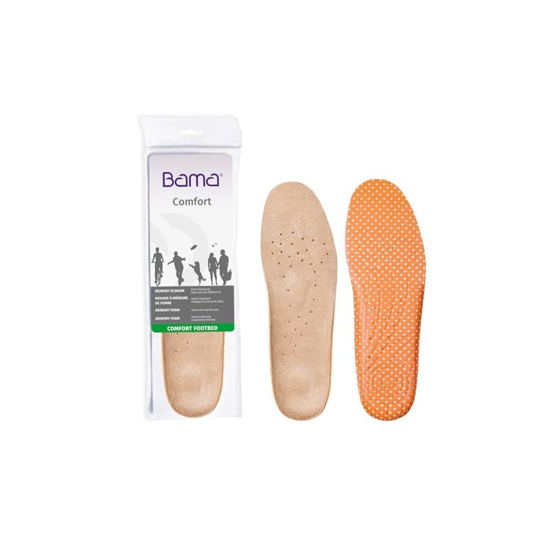 Bama Comfort 21017560004, Unisex Insoles - Brown, 42 EU
