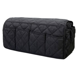 Sofa Arm Hanging Organizer Sofa Arm Storage Bag Sofa Armrest Organizer for TV Remote Control Black