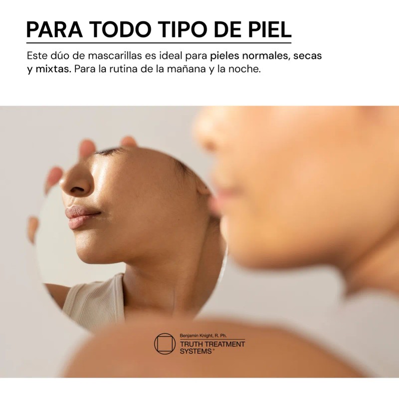 Truth Treatments Kit Am/pm Mask Duo Hidratación Y Nutrición