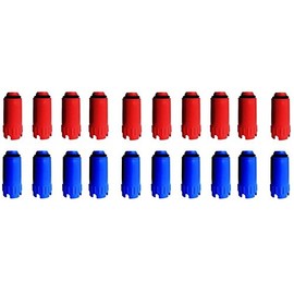 10 Pairs of Construction Plugs 1/2 Inch Blue/Red Plastic Thread Sealing Test