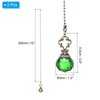 PATIKIL Ceiling Fan Pull Chain, 2 Pack 12" Decorative Crystal
