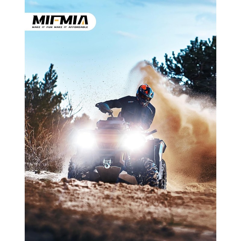 MIFMIA 𝖧𝟩 Bulbs, Real 1:1 Halogen Mini Size with Fan,