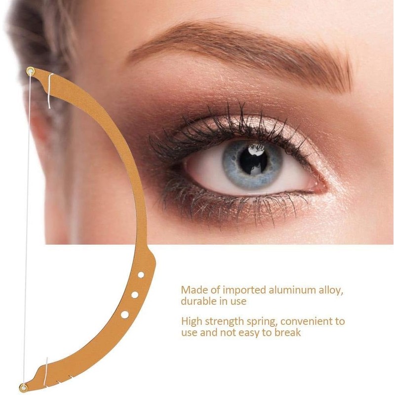 Diseño de cejas de maquillaje permanente, herramienta de medición del