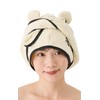 Valeria Women's Sauna Hat, Hair Turban, Bath, Absorbent, Chilpanda, white,