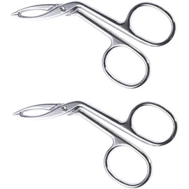 Pinzas Para Depilar Cejas De Acero Inoxidable 2 Piezas Punta Oblicua Kit Profesional Para Vello Facial Y Modelado Preciso De Cejas Diario