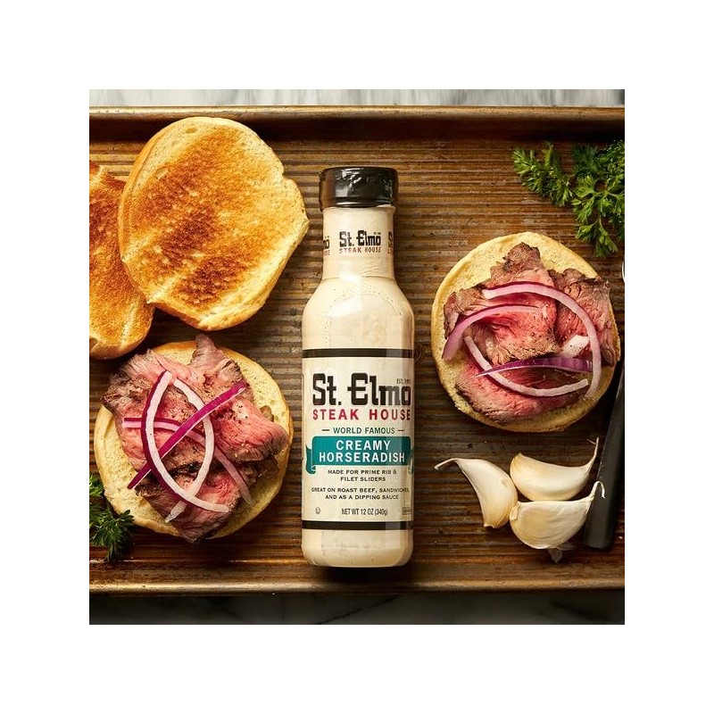 Steak House Creamy Horseradish, Great with Steaks and Other Meats