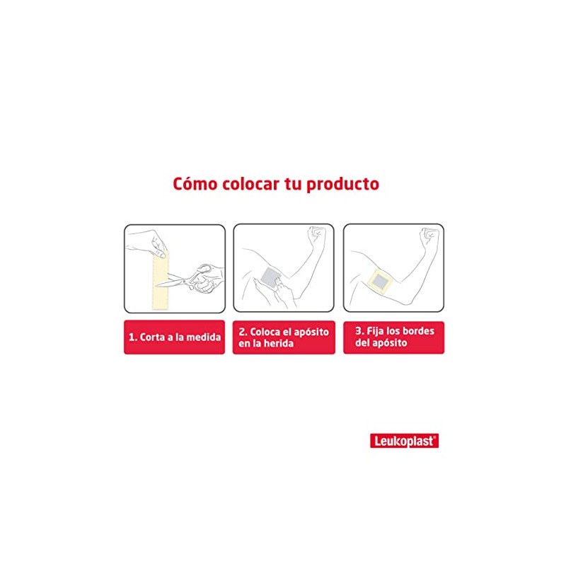 Leukoplast Cinta Adhesiva De Seda rollo de 1.25 Cm X