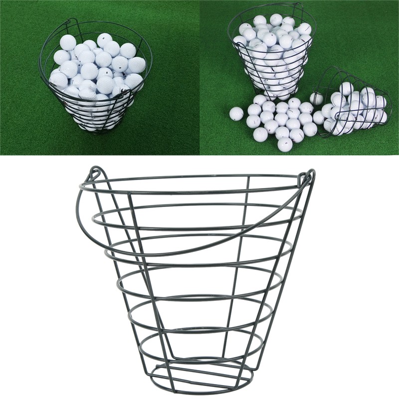 Golf Ball Storage Basket Metal Lightweight Large Capacity Basket Container
