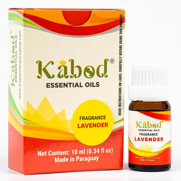 Kabod Lavender Essential Oil - Aromatherapy Blend for Diffusers, Humidifiers,