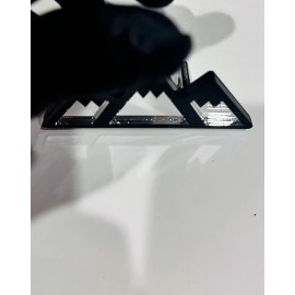 Jameskgti Tri-Mountain Grille Emblem SUV Truck Badge for Tacoma 4Runner Tundra