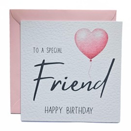 Special Friend Birthday Card - with Envelope