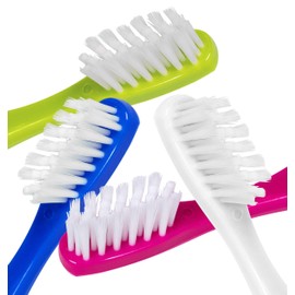 PRO-SYS® Adult Tapered Soft Toothbrush (Colorful 4-Pack) - ADA Accepted, Made with Soft Dupont™ bristles