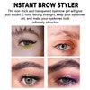 Smudge-Proof Clear Eyebrow Gel for Natural Brows - Long-Lasting Styling