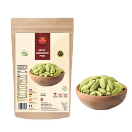 The Worldwide Mint Green Cardamom Pods Hari Elaichi Green Elachi Elaichi Pods Elaichi Vegan No Additive No Preservatives Processed in Certified Organic Environment Natural Bold Premium Quality 50g