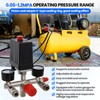 VELPAX Air Compressor Pressure Control Switch with Valve Gauges Regulator,2