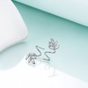 Leaf Wrap Earrings Sterling Silver Leaves Ear Crawler Earrings Hypoallergenic