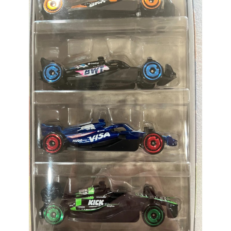 Hot Wheels Formula 1 Five Pack McLaren, Alpine, Red Bull,